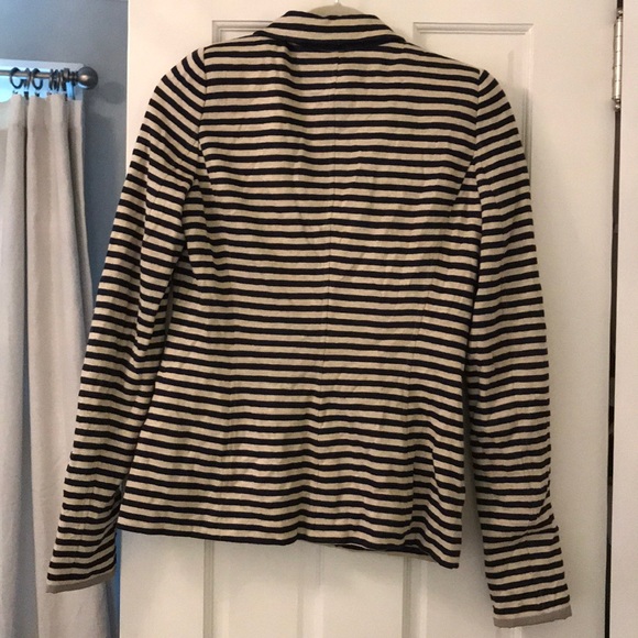 Giorgio Armani Navy and White Striped Jacket - Picture 3 of 3